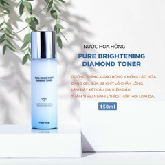 Bộ Đôi Siêu Dưỡng Trắng, Cấp Ẩm, Se Khít Lỗ Chân Lông PrettySkin - Siêu Phẩm Nước Hoa Hồng + Kem Dưỡng Kim Cương