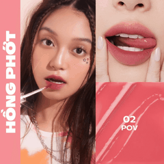 [Chính hãng] Son Tint Lì Thuần Chay, Siêu Nhẹ Môi OFÉLIA Sugarplum MistyNow Blurring Tint Hàn Quốc 3.8g