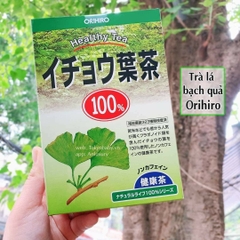Trà Ginkgo Biloba Bổ Não Hỗ Trợ Trí Nhớ Orihiro 26 Gói