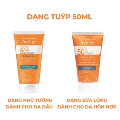 Kem Chống Nắng Dành Cho Da Dầu Mụn Avene Mattifying Cleanance Sunscreen SPF50+ 50ml