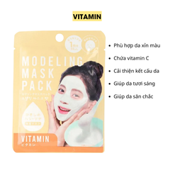 Mặt nạ đắp dạng bột Modeling Mask Pack 22g Hàn Quốc dưỡng trắng da, giữ ẩm, loại bỏ bã nhờn, giúp da khỏe mạnh tươi mới