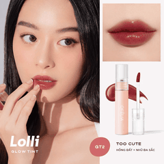 [Chính hãng] Son Tint Bóng, Lâu Trôi Cho Đôi Môi Căng Mọng Ofélia Lolli Glow Tint Hàn Quốc 3.9g