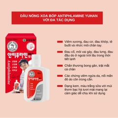 Dầu Nóng Xoa Bóp Antiphlamine Hàn Quốc Giảm Đau Nhức Khớp 100ML