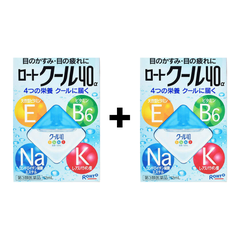 Combo 2 Hộp Nước Nhỏ Mắt Rohto Vita 40 Nhật Bản 12ml Màu Xanh mát mẻ tức thì cho đôi mắt mệt mỏi