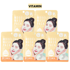 Combo 5 mặt nạ đắp dạng bột Modeling Mask Pack 22g - Vitamin
