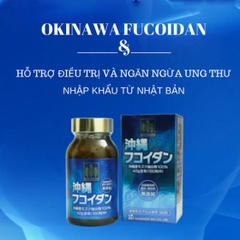 Phòng Ngừa Và Hỗ Trợ Bệnh Ung Thư Kanehide Bio Okinawa Fucoidan Nhật Bản 180 Viên - Nhập Khẩu Chính Hãng
