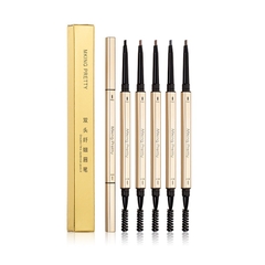 Chì kẻ mày 2 đầu MKING PRETTY Double Fine Eyebrow Pencil tiện lợi siêu mảnh lâu trôi 0.1g