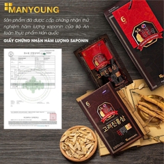 Nước Hồng Sâm MANYOUNG Hàn Quốc 30 Gói x 70ml