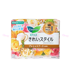 Băng vệ sinh Laurier hàng ngày 72 miếng Nhật Bản siêu mỏng, thấm hút nhanh chóng, mặt bông êm ái