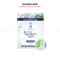 Mặt Nạ Dưỡng Da Trắng Sáng, Cấp Ẩm, Đàn Hồi, Dịu Mát Senka 23g