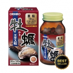 Viên uống tinh chất hàu tươi hỗ trợ tăng cường sinh lực nam Orihiro 120 viên