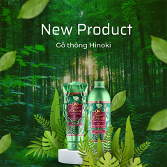Combo Sữa Tắm Hương Nước Hoa Cao Cấp Tesori d'Oriente Gỗ Thông Hinoki (Chai 500ml - Tuýp 250ml)