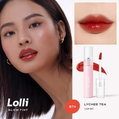 [Chính hãng] Son Tint Bóng, Lâu Trôi Cho Đôi Môi Căng Mọng Ofélia Lolli Glow Tint Hàn Quốc 3.9g
