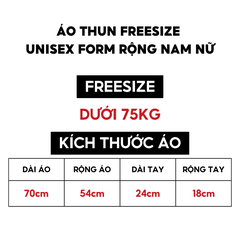 MS001 Áo Thun Unisex Nam Nữ, Áo Thun Form Rộng Thời Trang In Hình Hoạt Hình Dễ Thương Freesize