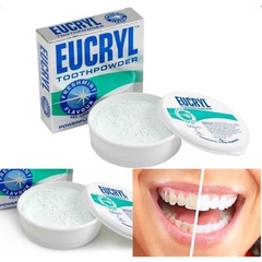 Combo BỘT + KEM đánh tẩy trắng răng Eucryl Anh Quốc