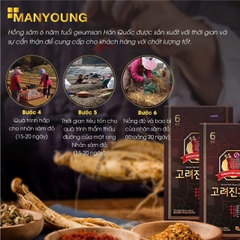 Nước Hồng Sâm MANYOUNG Hàn Quốc 30 Gói x 70ml