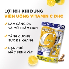 COMBO Viên uống DHC Giảm Nóng Trong Sáng Da 30 Ngày (Rau Củ & Vitamin C)