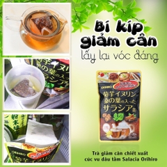 Trà Giảm Cân, Giải Độc Gan Và Hỗ Trợ Trị Tiểu Đường Salacia Orihiro 20 Gói