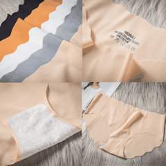 [Mã S24] Quần Lót Nữ Đúc Su Thun Lạnh Cao Cấp Tàng Hình Không Đường May Viền Sóng Tôn Dáng (GIAO MÀU NGẪU NHIÊN)