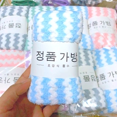 Khăn Mặt Lông Mịn Xuất Hàn 25x50cm