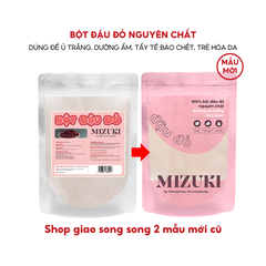 Bột Đậu Đỏ Nguyên Chất Mizuki Tẩy Tế Bào Chết, Dưỡng Trắng Da, Se Khít Lỗ Chân Lông