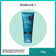 Sữa Rửa Mặt Mát Lạnh Pharmaact Dành Cho Nam Nội Địa Nhật Bản 130g
