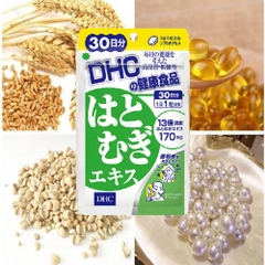 Combo Viên uống DHC Sáng da - Mờ thâm 30 Ngày (Adlay & Vitamin C)