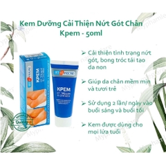 Kem Hỗ Trợ Cải Thiện Nứt Gót Chân Kpem Apteka 50ml Nga