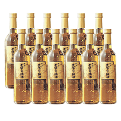 Thùng 12 Chai Rượu Mơ Vảy Vàng Kikkoman 500ml Nhật Bản