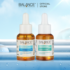 Combo serum phục hồi, làm dịu và cấp ẩm da Balance Niacinamide và Hyaluronic 30ml/chai