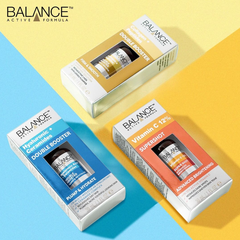 Combo 3 Serum Chăm Sóc Da Toàn Diện Balance BOOSTER Vitamin C 12% + Hyaluronic và Ceramide + Collagen Và Peptides 30mlx3