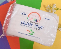 Bông Tẩy Trang Lily Bell Suzuran Lilian Puff Cotton 222 Miếng