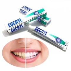 Combo BỘT + KEM đánh tẩy trắng răng Eucryl Anh Quốc