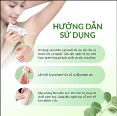 Kem Khử Mùi Không Cồn CAUMOS SARA SARA Cream 2.0 – Bản Nâng Cấp Khô Thoáng Nhẹ Tênh, Chiết Xuất Trà Xanh Nhật Bản