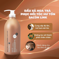 Dầu Gội, Dầu Xả Phục Hồi Hư Tổn Chiết Xuất Hoa Trà Salon Link Amino 1000ml