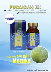 Viên uống Fucoidan xanh EX - hỗ trợ điều trị ung thư Kanehide Bio 323mg 150 viên (Nội địa Nhật Bản)