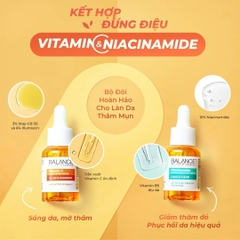 Combo serum ngừa mụn, giảm thâm và làm sáng da Balance Vitamin C và Niacinamide Serum 30ml/chai