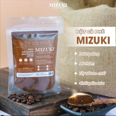Bột Cà Phê Nguyên Chất MIZUKI dưỡng sáng da, mờ thâm, tẩy tế bào chết, chống lão hóa
