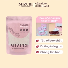 Combo 5 Túi Bột Đậu Đỏ Nguyên Chất Mizuki Tẩy Tế Bào Chết, Dưỡng Trắng Da, Se Khít Lỗ Chân Lông