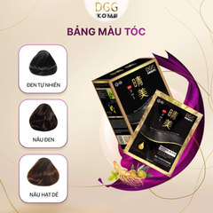[Chính Hãng] Lẻ 1 Gói Dầu Gội Phủ Bạc DGG Komi Việt Nam Công Nghệ Độc Quyền Nhật Bản Nhuộm Tóc Thảo Dược 25ml