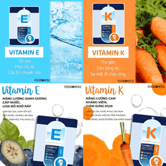 Combo 10 Miếng Mặt Nạ Foodaholic Essential Mask Cung Cấp Vitamin, Dưỡng Chất Cho Da, Chăm Sóc Da Toàn Diện 23g Hàn Quốc