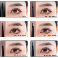 Chì Kẻ Mày Hai Đầu Không Lem Lâu Trôi Habaria Pro Eyebrown Pencil 0.3g