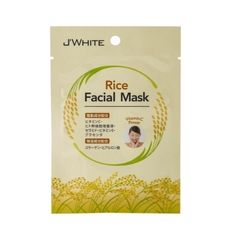 Mặt Nạ Dưỡng Da J'WHITE Facial Mask - Vitamin C Powder Chiết Xuất Lô Hội/Gạo/Thảo Mộc/Trà Xanh 25g Nhật Bản