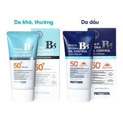 Kem Chống Nắng Pretty Skin Multi Hydra B5 Oil Control Sun Cream SPF 50+/PA++++ - Phục Hồi Dưỡng Trắng Dành Cho Da Dầu