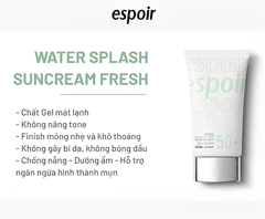 Kem Chống Nắng Espoir Water Splash Sun Cream SPF50+ PA+++ Hàn Quốc 60ml