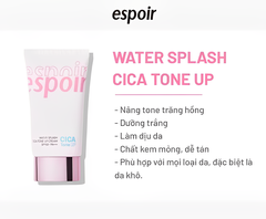 Kem Chống Nắng Espoir Water Splash Sun Cream SPF50+ PA+++ Hàn Quốc 60ml