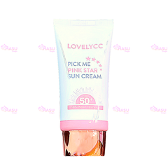 Kem Chống Nắng LOVELYCC Pick Me Pinkstar Sun Cream SPF50+ PA+++ Hàn Quốc 50ml