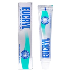 Combo BỘT + KEM đánh tẩy trắng răng Eucryl Anh Quốc