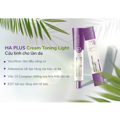 Kem Dưỡng Trắng Da, Phục Hồi Da Dr. Sunmi Care HA Plus 100DT Cream Toning Light Hàn Quốc 50ml
