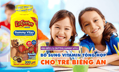 Kẹo Dẻo Bổ Sung Vitamin Tổng Hợp L’il Critters Gummy Vites 300 Viên Của Mỹ